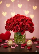 75 Red Rose Arrangement