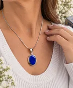 Antiqued Sterling Silver Necklace Pendant