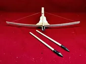 Small Wooden Toy Crossbow & Arrow Set Y1-100