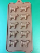 Silicone Show Steer Candy Mold Pack of 2