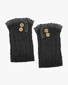 Short Women's Knit Boot Topper Leg Warmer