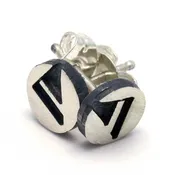 1/4" Hopi Post Earrings - Prayer Feathers