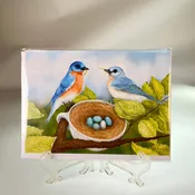 Bancroft - “Nestcup” Bluebird card
