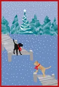 Christmas Card - Christmas Pups