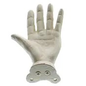 Antique White Wall Mounted Cast Iron Open Left Hand