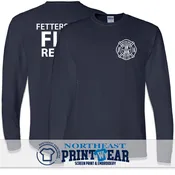 Cotton/Poly Long Sleeve Tee – Fetters Mill Fire Rescue (B1)