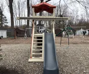 CLIMBER 55 PLAYSET - TERRACOTTA/ GRAY/ ALMOND