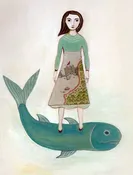 Carried Away Greeting Card
