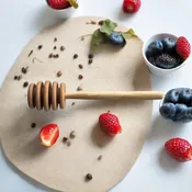 5-Inch Wooden Honey Dipper | Natural Honey Stir Stick