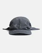 ANDREW BRIMMED BANDANA - NAVY / 3M REFLECTIVE SILVER PRINTED NYLON