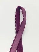 3/8" Sugar Plum Scalloped Edge Elastic