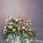 Hummingbird Garden Casket Spray