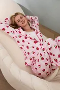 Berry Souffle Long Sleeve Classic Stretch Jersey PJ Set