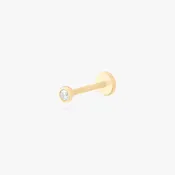 14K Bezel Flatback