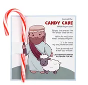 Shepherd Candy Cane Card