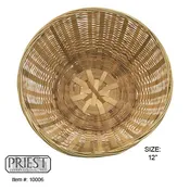 10006 (12″ RND BAMBOO BUN BASKET)