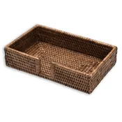 Caspari Rattan Guest Towel Holder (HG01)
