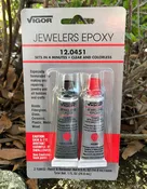 12-0451 = Vigor 5-Minute Jeweler’s Two-Part Epoxy – 1 fl oz Total