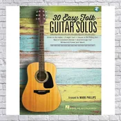 30 Easy Folk Guitar Solos Tab & Music Book With Audio Tom Dooley Fare Thee Well