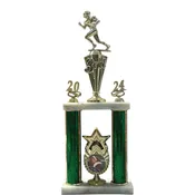 2 Post Placement Riser with Exclusive Star Logo Holder