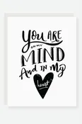 2021 Single Sympathy Greeting Card - My Mind and Heart