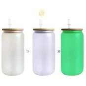16 oz UV Color Changing & Glow in the Dark Sublimation Glass Can