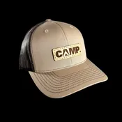 N1 Outdoors® CAMP. Leather Patch Trucker Hat