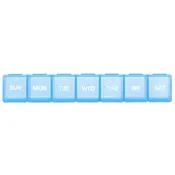 7-Day Pill Box, Blue