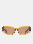 14ZS Sunglasses (0MU-14ZS-CARAMEL-TRANSPARENT)