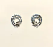 Silver Swirl Earrings