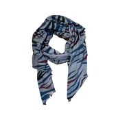 Yarnz 100% Cashmere Oversized Scarf New Zebra- Grey