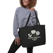 Large organic tote bag — Piedmont Wholesale Flowers | Durham, NC