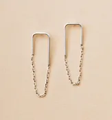 Filament Stud/Gold Vermeil Earring