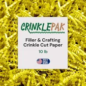 10 LB Yellow Crinkle Paper