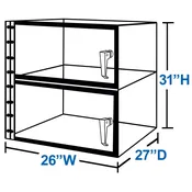 2-Door Wafer Storage Desiccator