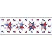 BNB 2330 Woven Stars Table Runner