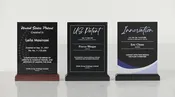 Black Acrylic Desk Award