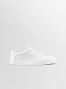 Capri Leather Sneaker in Triple White