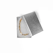 3.06" x 2.12" x 1" Cotton Filled Mini Bracelet Cardboard Box