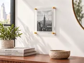 Acrylic Floating Frame 8"x10" Wall Mount