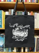 DSB Storefront Black Tote Bag — Dickson St. Bookshop