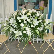 Purity and Peace Casket Spray