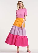 Flowy Tiered Midi Skirt