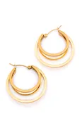 ONLINE EXCLUSIVE: Get In Line Hoop Earrings