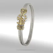 Sail Away Anchor Wire Bracelet