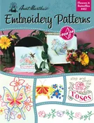 Aunt Marthas Iron-on Transfer Pattern Book <BR>Flowers & Butterflies