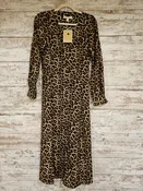ANIMAL PRINT LONG DRES-NEW$350