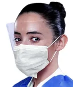 ValuMax ArchAway Double Seal Earloop mask with face shield