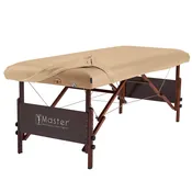 Master Massage Universal Fabric Fitted PU Vinyl Leather Ultra-Durable Protection Cover Sheet for Massage Tables, Black