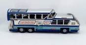 1950s/60s Nomura TN Continental Express #7 Tin Litho 156230 Friction Bus